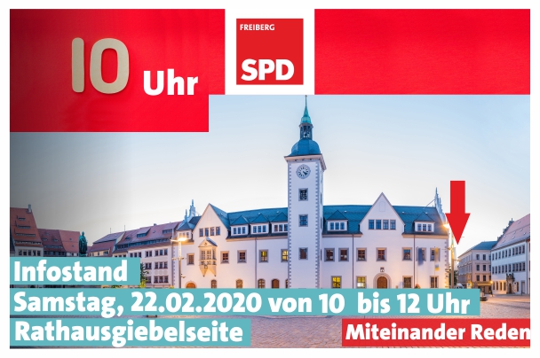 Infostand am 22. Februar 2020